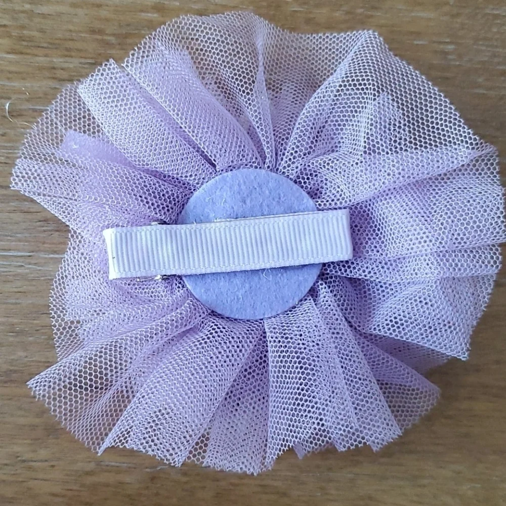 Girls Lavender Tutu Set NWT Balletcore Princess Fairy Skirt & Hair Clip
